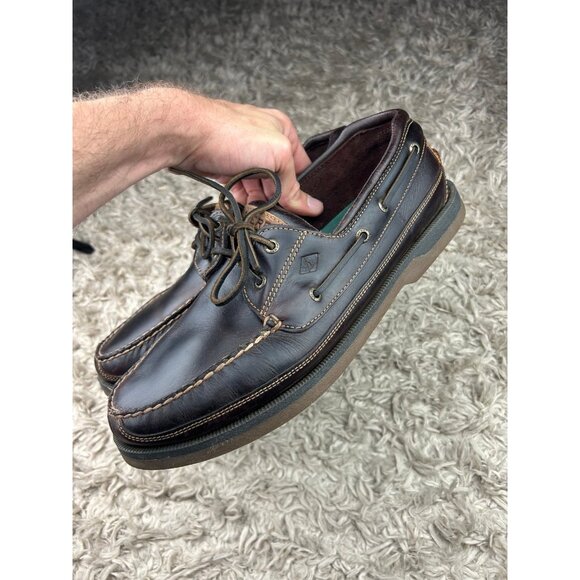 Sperry Mako Canoe Moc Boat Shoes Sz 14 - Picture 2 of 9